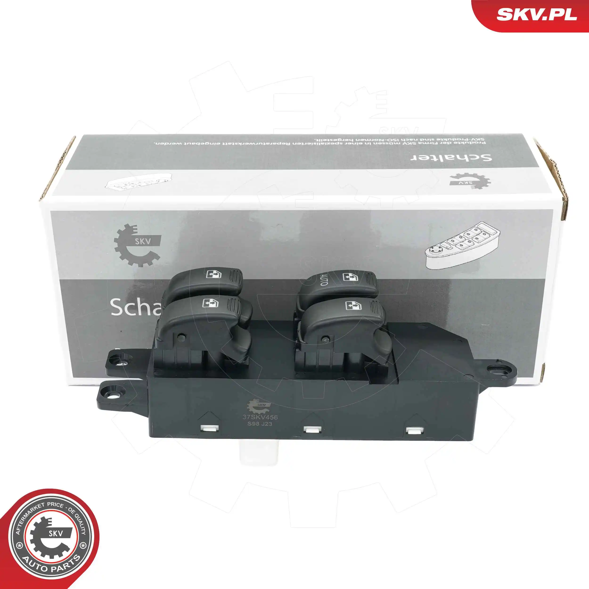 Switch, window regulator